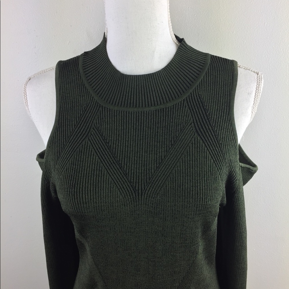 Bebe cold shoulder dress